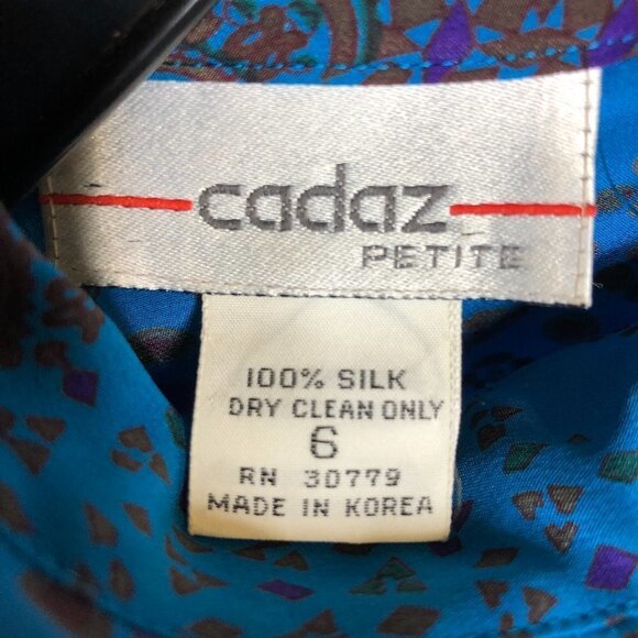 VINTAGE Silk Woman's Dress 6 - Picture 3 of 10